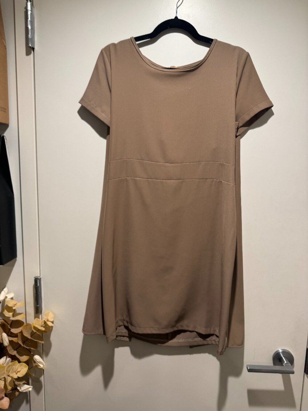 BRAND NEW babydoll beige dress